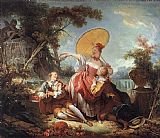 The Musical Contest by Jean-Honore Fragonard